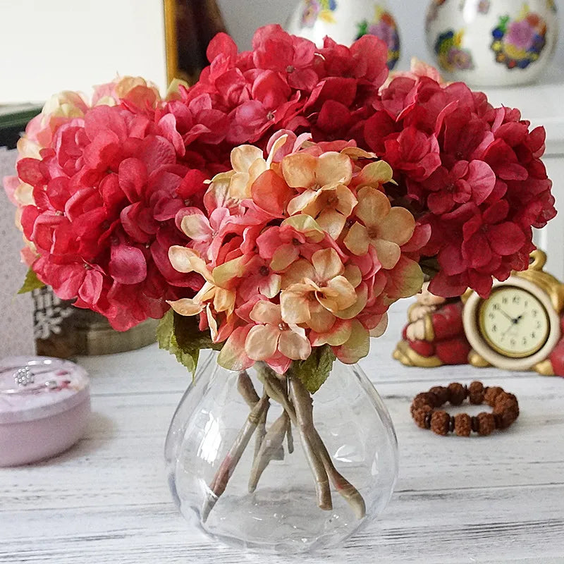 Silk Hydrangea Artificial Flowers – Wedding & Home Decor