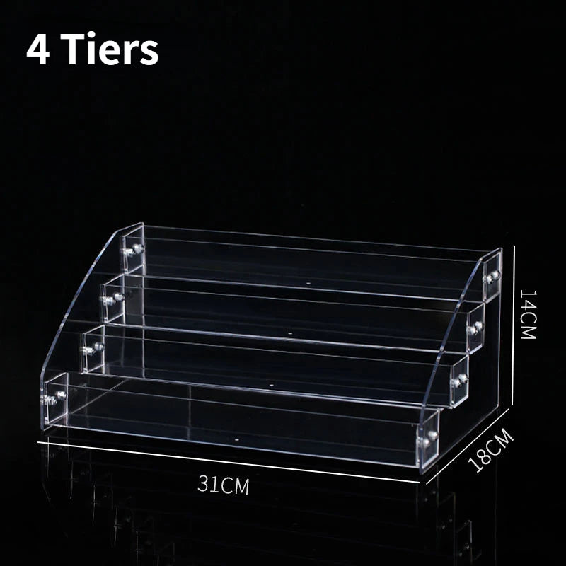 Acrylic Ladder Display Rack – Nail Polish & Makeup Organizer