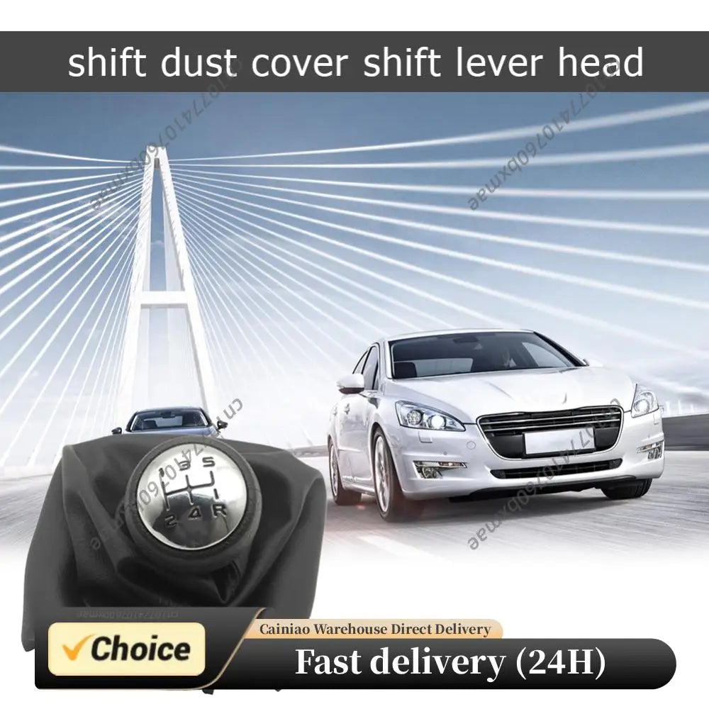Gear Shift Knob Shifter 5 Speed Lever Stick Gaiter Boot for Peugeot 307 207 406 Elaborate Manufacture Prolonged Peaceful Pleasures Health and Wellness