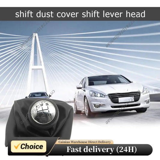Gear Shift Knob Shifter 5 Speed Lever Stick Gaiter Boot for Peugeot 307 207 406 Elaborate Manufacture Prolonged Peaceful Pleasures Health and Wellness