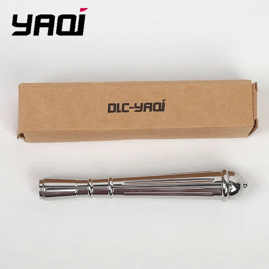 2026 Yaqi Men's Safety Razor Handle Teardrop Polished Stainless Steel - Premium Quality Grooming Tool for Comfortable Shave Peaceful Pleasures Health and Wellness