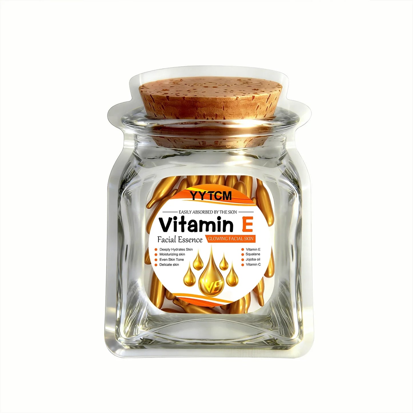Vitamin E & Squalane Moisturizing Capsule Essence Serum