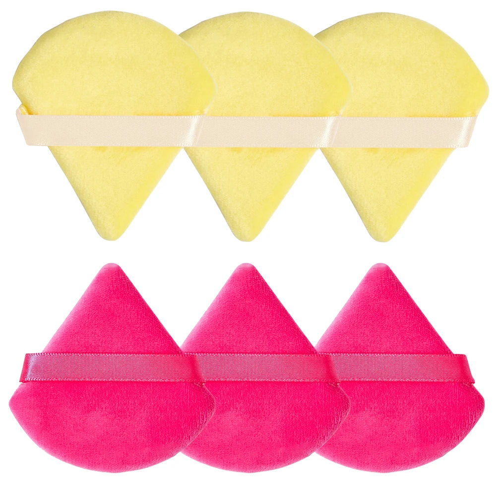 RUNTOIN Triangle Powder Puff Mini Finger Makeup Sponge 6-20 Pc