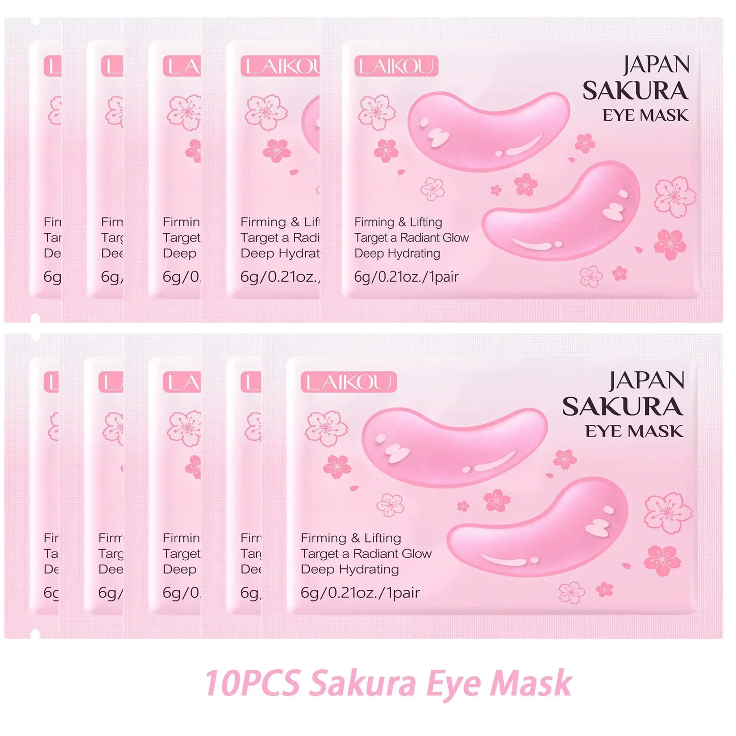 LAIKOU Sakura Eye Mask – Hydrating Under Eye Patches