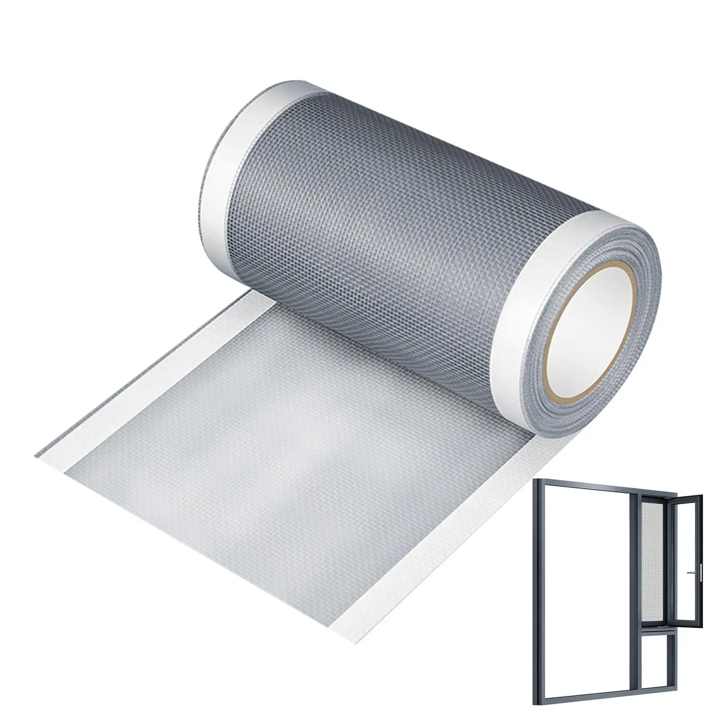 Self-Adhesive Window Screen Repair Tape | Cuttable Mesh Patch