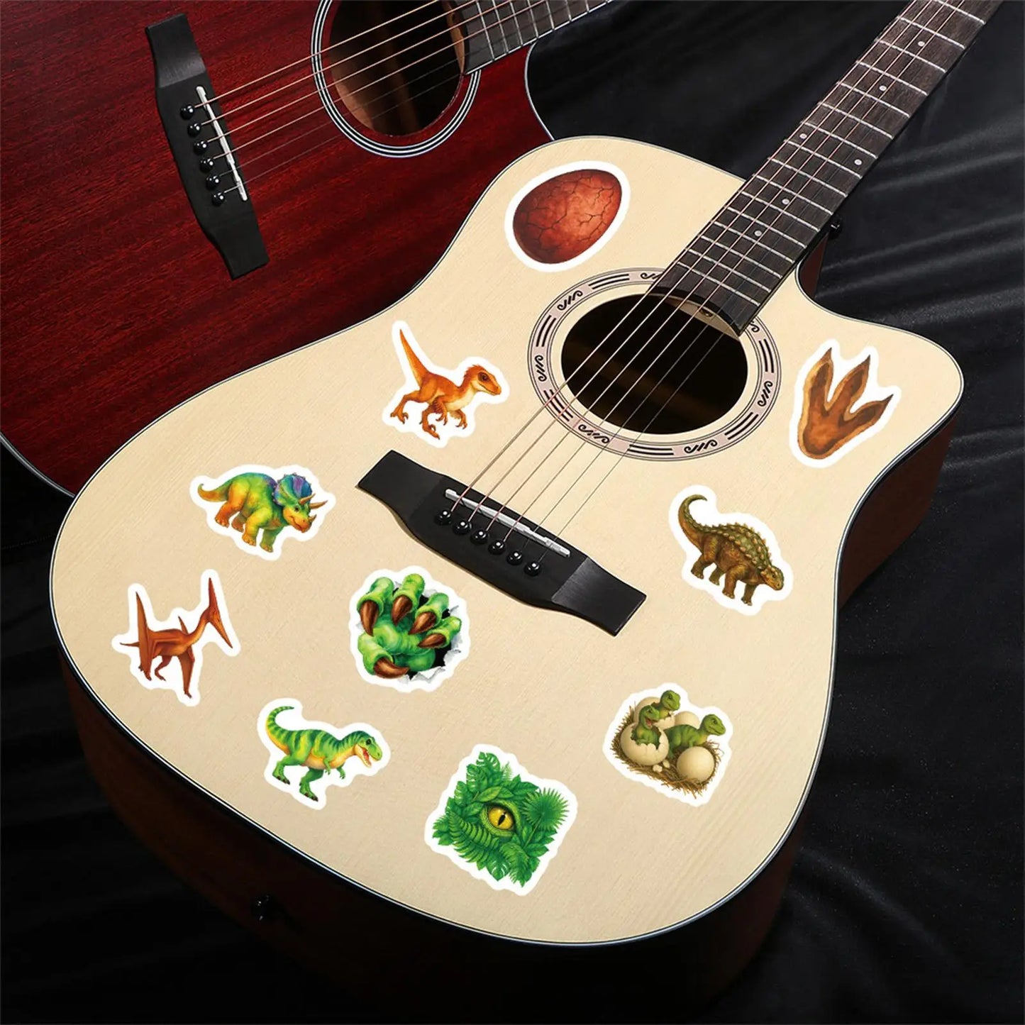 Animal Sticker Rolls Adhesive Cute Dinosaur Decal Adhesive Cute Animal Tag Decals For Bread Bags Box Phone Case Handicrafts Wall Peaceful Pleasures Health and Wellness