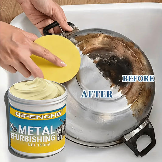 150ml Metal Polish Paste – Rust Remover for Steel, Cars & Kitchen Metal Polish Paste Oasis Select 1 150ml