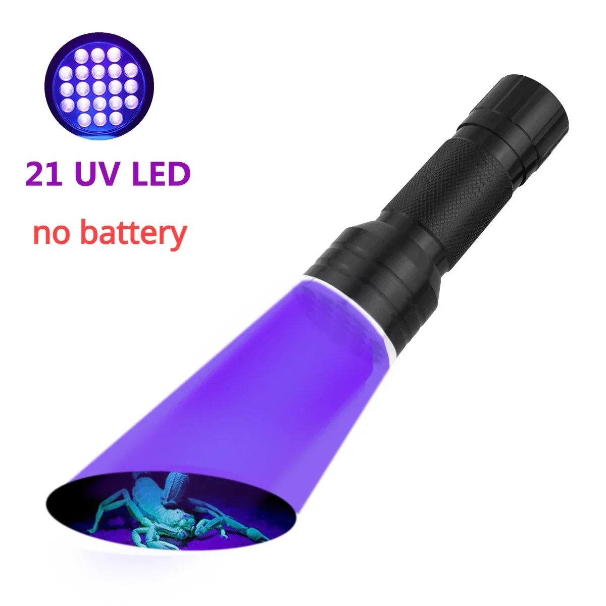 395nm UV Blacklight Flashlight – Pet Stain & Scorpion Finder