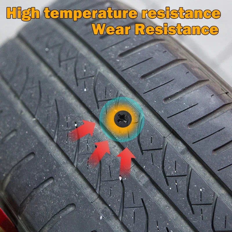 Mushroom Plug Tire Repair Kit 20–100 PCS | Car, Bike & EV