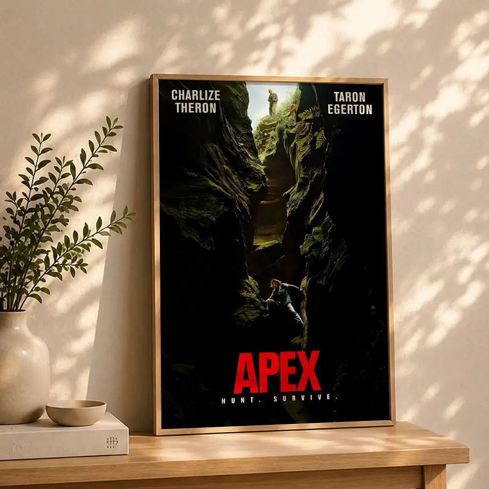 Movie-Apex HD Self-Adhesive Waterproof Poster | Wall Art Decor Wall Art Poster Peaceful Pleasures Health and Wellness White2 30X40cmNoframe