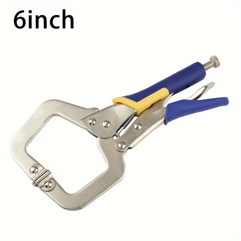 6-Inch Heavy Duty C-Clamp | Woodworking & Welding Locking Plier Peaceful Pleasures Health and Wellness