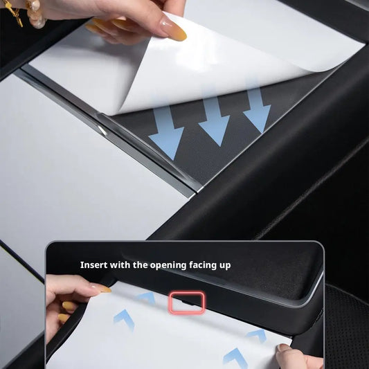 silicone adhesive patch for the central control panel of the Tesla Model3/Y/YL for Interior Suit Accessories Peaceful Pleasures Health and Wellness