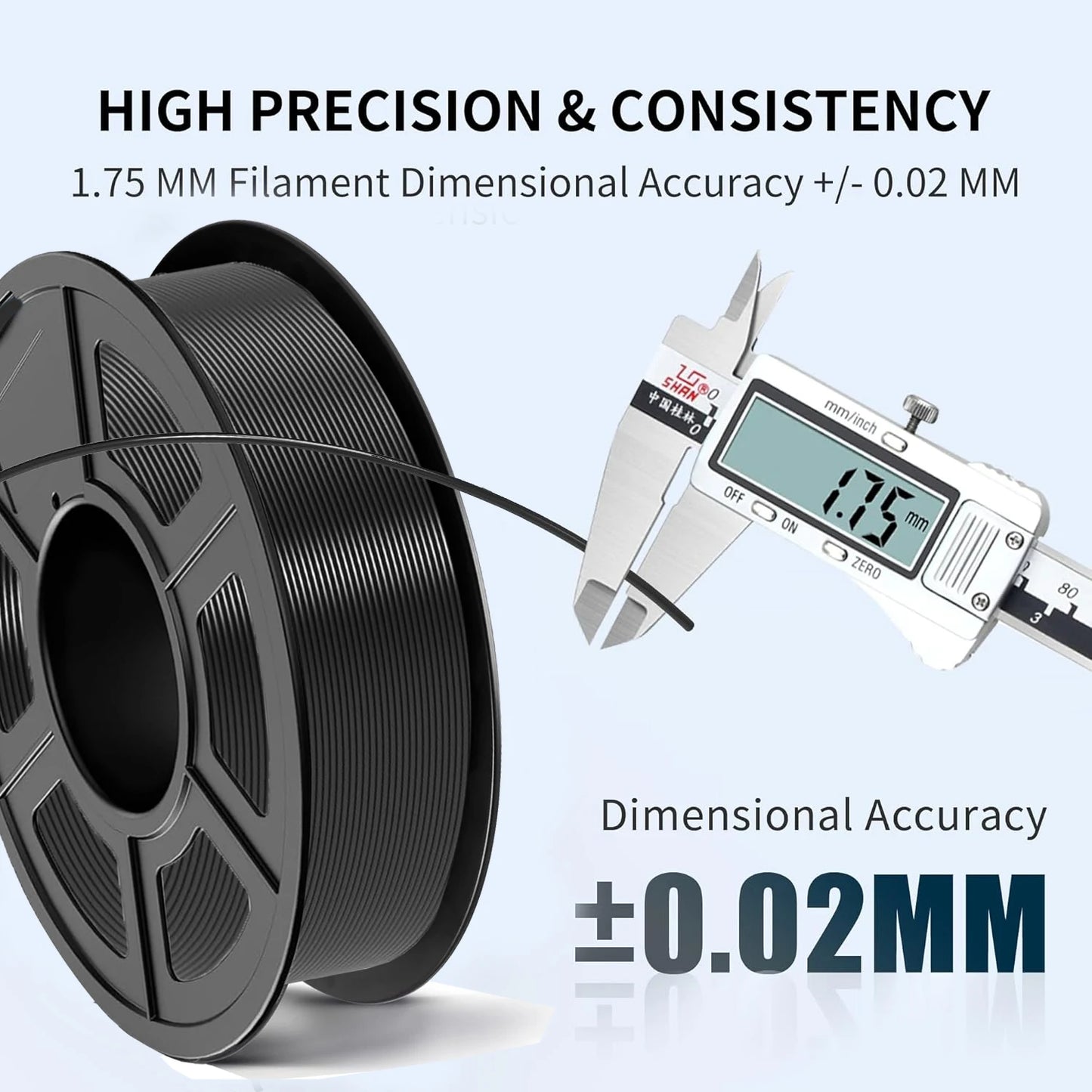 DINGSUN 3D Silk PLA Filament 1.75mm ±0.02mm | 4 Colors