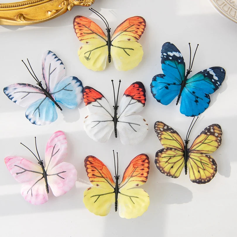 3D Artificial Silk Butterflies – Wedding, Party & DIY Decor