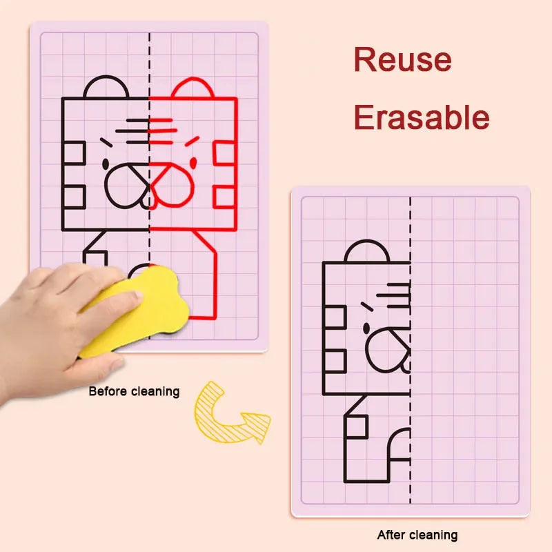 Creative Kids Lattice Symmetrical Drawing Toys Toddler Fine Motor