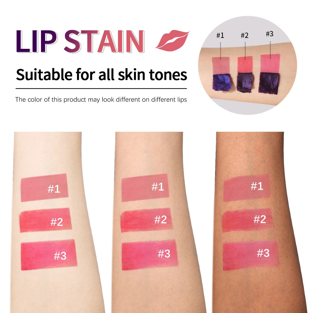 Peel Off Lip Stain Reveal Long Lasting Waterproof Pink Lip Tint Transfer Proof Non-stick Cup Natural Lip Stain Women's Cosmetics Peaceful Pleasures Health and Wellness