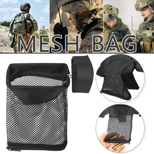 Catching Storage Net Bag Brass Catcher With Zipper Bottom Cartridge Recycling Mesh Bag Durable Outdoor Shooting Accessories Peaceful Pleasures Health and Wellness