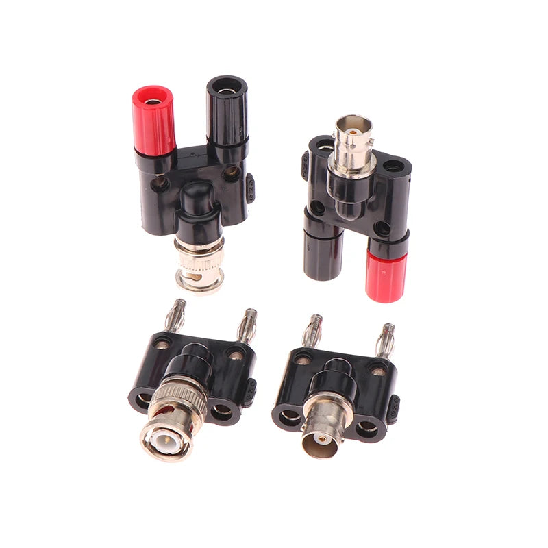 BNC to Banana Plug Adapter | RF Coaxial Converter Binding Post