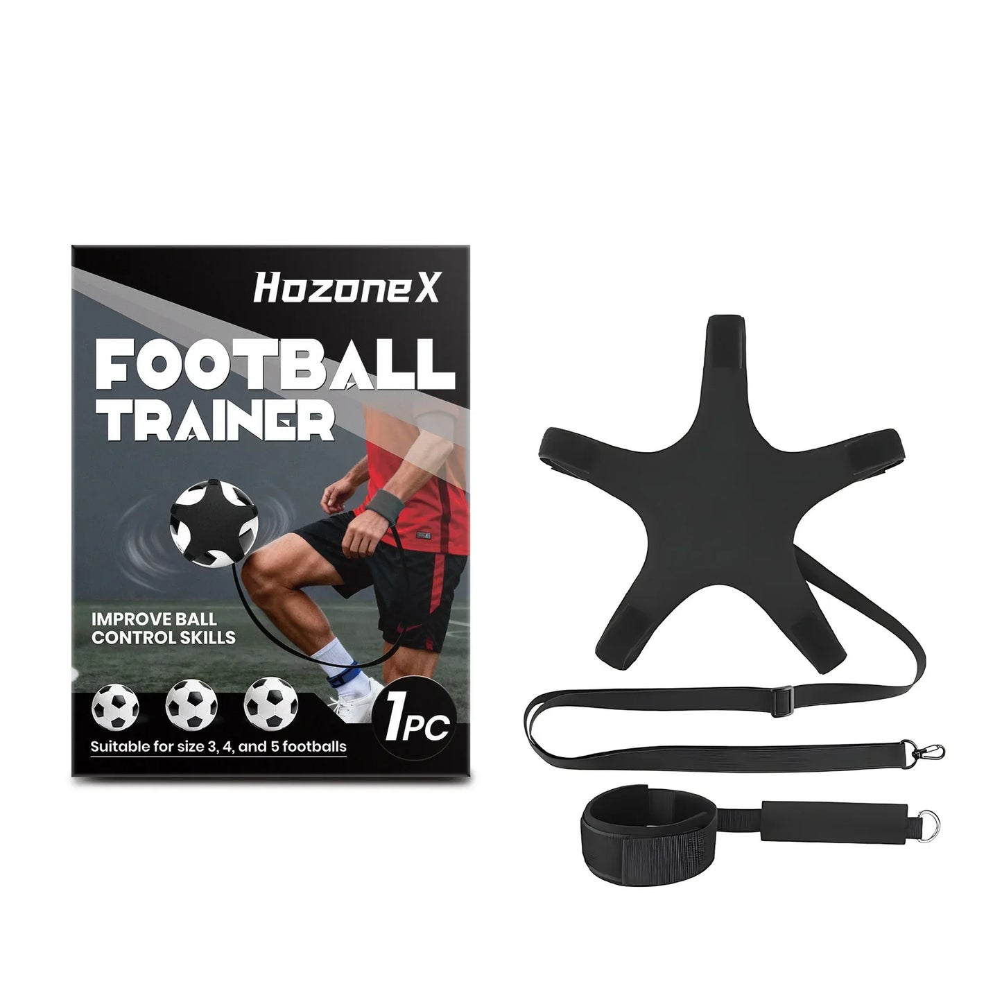 Adjustable Wristband Soccer Ball Trainer – Sizes 3 4 5 | Solo