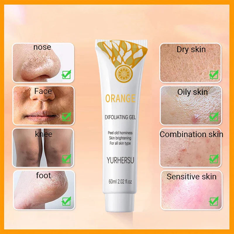 YURHERSU Exfoliating Gel Scrub – Brightening Face Cleanser 60ml