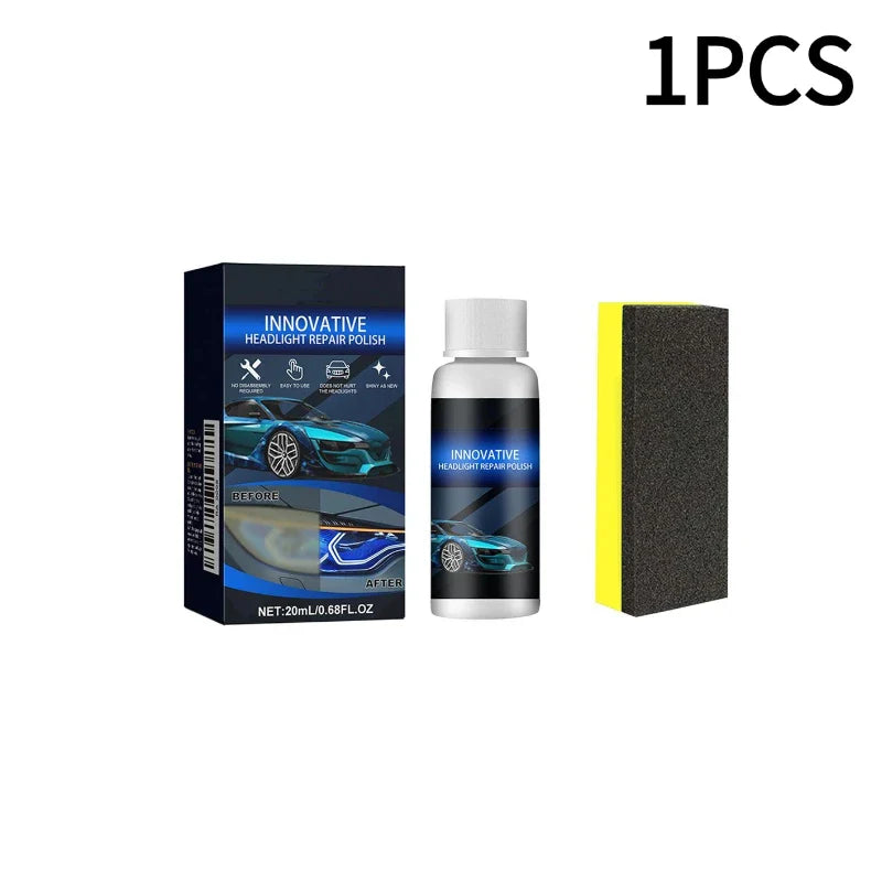 Car Headlight Polish & Restoration Kit – Remove Oxidation