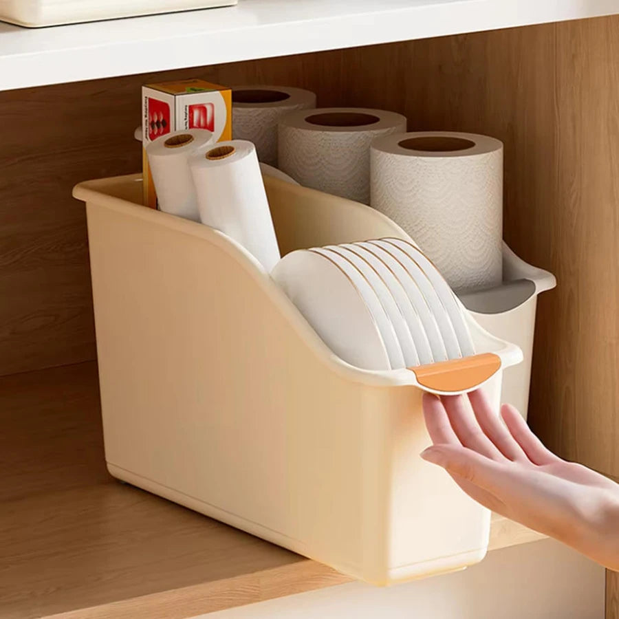 Under Sink Organizer with Wheels – Set of 2/3 Pull-Out Storage Baskets