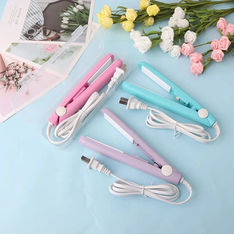 Mini Curling Iron – Pink Ionic Tourmaline Ceramic Hair Styler