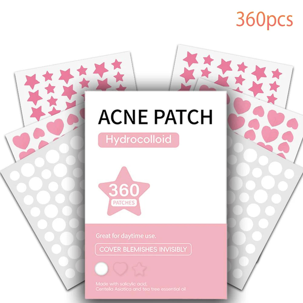 120 Counts Cute Colorful Butterfly Pimple Patches Acne Treatment Stickers Invisible Acne Cover Face Spot Pimple Patch Skin Care Peaceful Pleasures Health and Wellness 360pcs D