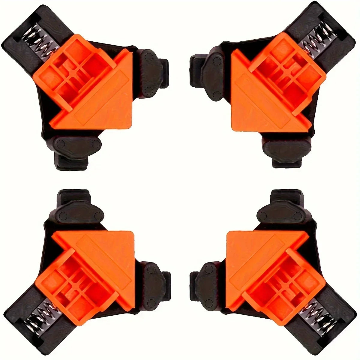 2pcs 90 Degree Corner Clamps For Woodworking, Fast Adjustable Quick Spring Loaded Woodworking Clamps,Cabinets,Photo Framing Peaceful Pleasures Health and Wellness