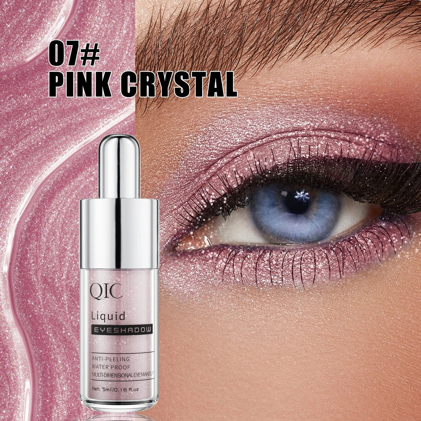 Diamond Sparkling Glitter Liquid Eyeliner – Waterproof & Quick Dry