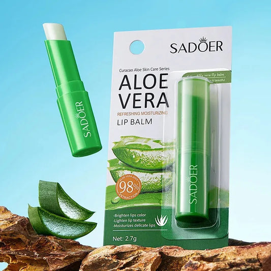Lip Aloe Balm Moisturizing and Repairing Hydration Lip Care Peaceful Pleasures Health and Wellness