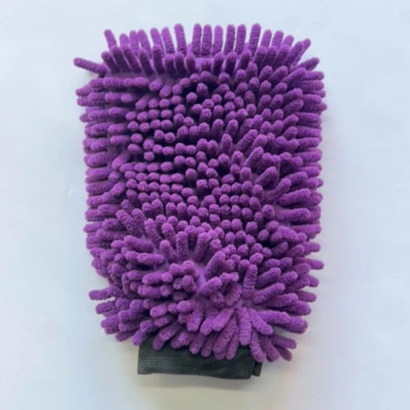 Car Washing Double-sided Gloves Car Cleaning Gloves Stair Railings Car Washing Cleaning and Maintenance Cloths Peaceful Pleasures Health and Wellness purple
