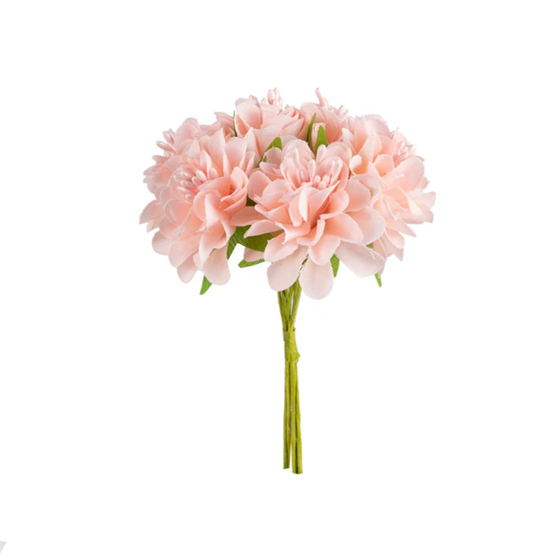 Artificial Silk Carnation Mini Bouquet 2/4pcs | Wedding Decor