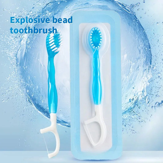 4-in-1 Disposable Portable Toothbrush | Travel Dental Care Kit Travel Toothbrush Kit Peaceful Pleasures Health and Wellness