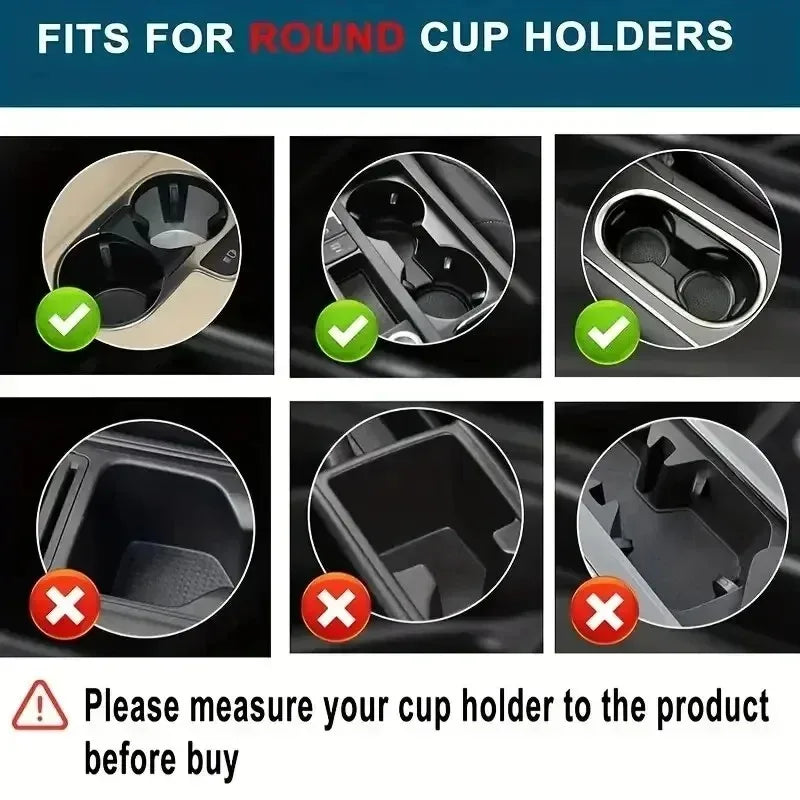 Car Cup Holder Expander For Car Adapter Adjustable Multifunctional Dual Cup Holder With Phone Holder Aromatherapy Organizer Peaceful Pleasures Health and Wellness