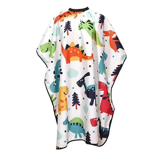 Anti Fragmentation Digital Printed Cartoon Pattern Hairdressing Wrap for Baby Shaving Children's Peaceful Pleasures Health and Wellness