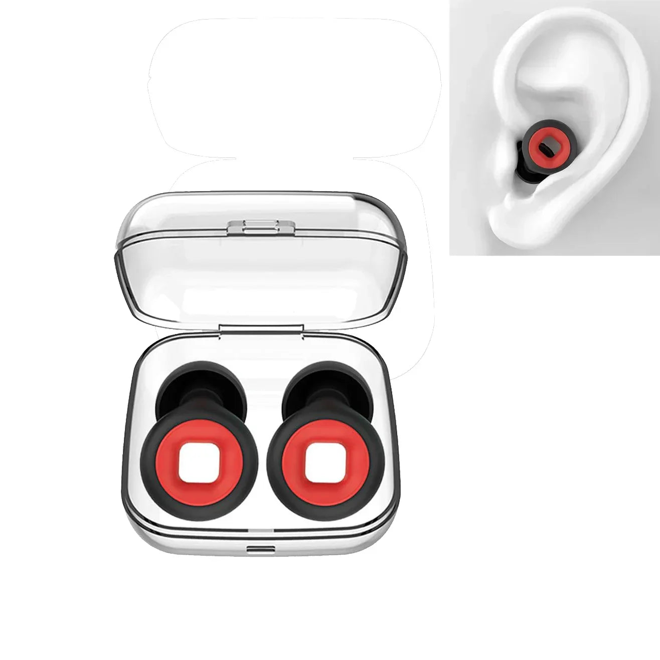 Ear Plugs for Sleeping – Reusable Silicone Earplugs 25dB Peaceful Pleasures Health and Wellness