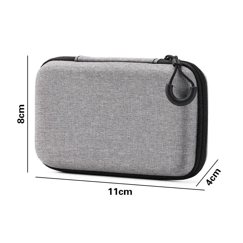 Mini Hard EVA Electronics Organizer Bag | Cables & USB Travel Case