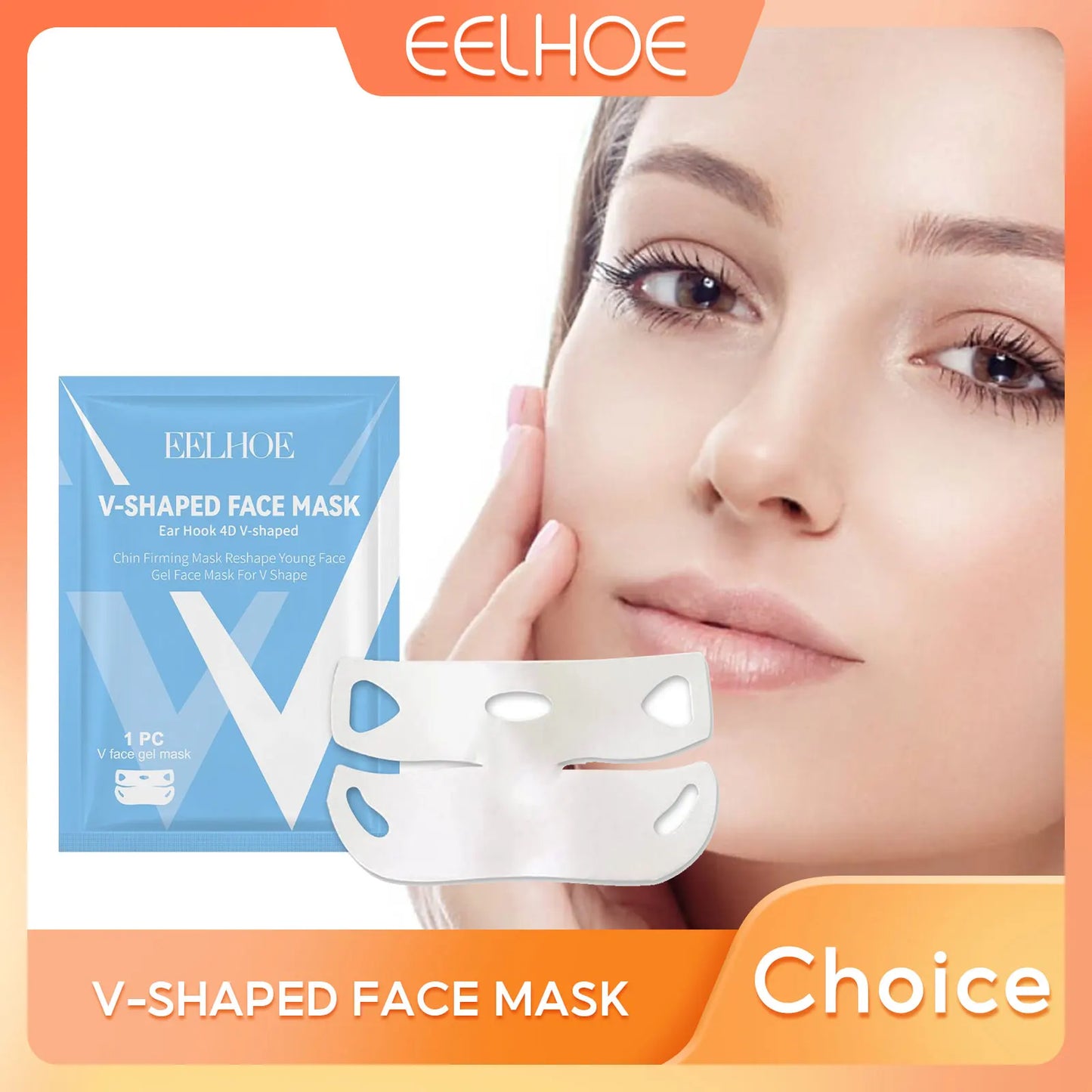 EELHOE Collagen & Hyaluronic Acid V-Shape Firming Face Mask