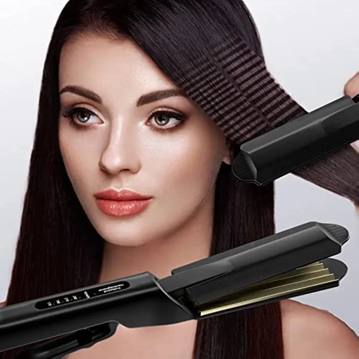 Hair Crimper Iron For Fluffy Hairstyle Curling Iron Professional Corrugation Crimper Hair Irons Hair Waver Volumizing Crimper Peaceful Pleasures Health and Wellness
