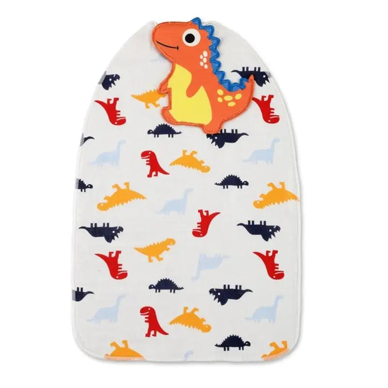 Baby Back Sweat Absorbent Towel | Soft Cotton Cartoon Pad