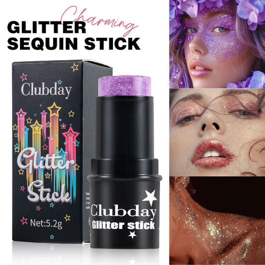 Glitter Eyeshadow Stick – Multichrome Cream Shimmer Sparkle Glitter Eyeshadow Stick Oasis Select