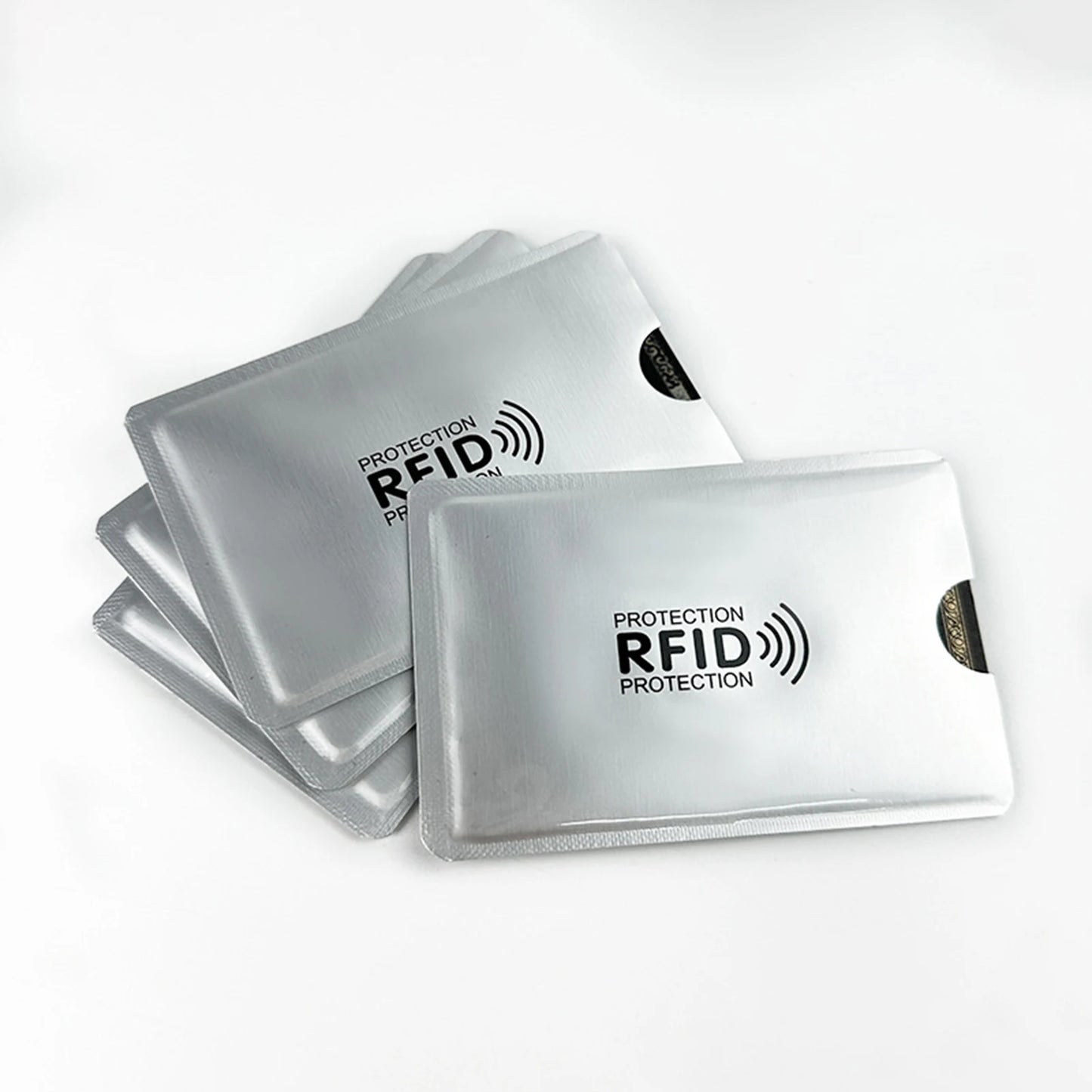 Portable RFID Blocking Sleeves Multi-color Credit Card Protector Protect Your Cards From Electronic Theft Peaceful Pleasures Health and Wellness
