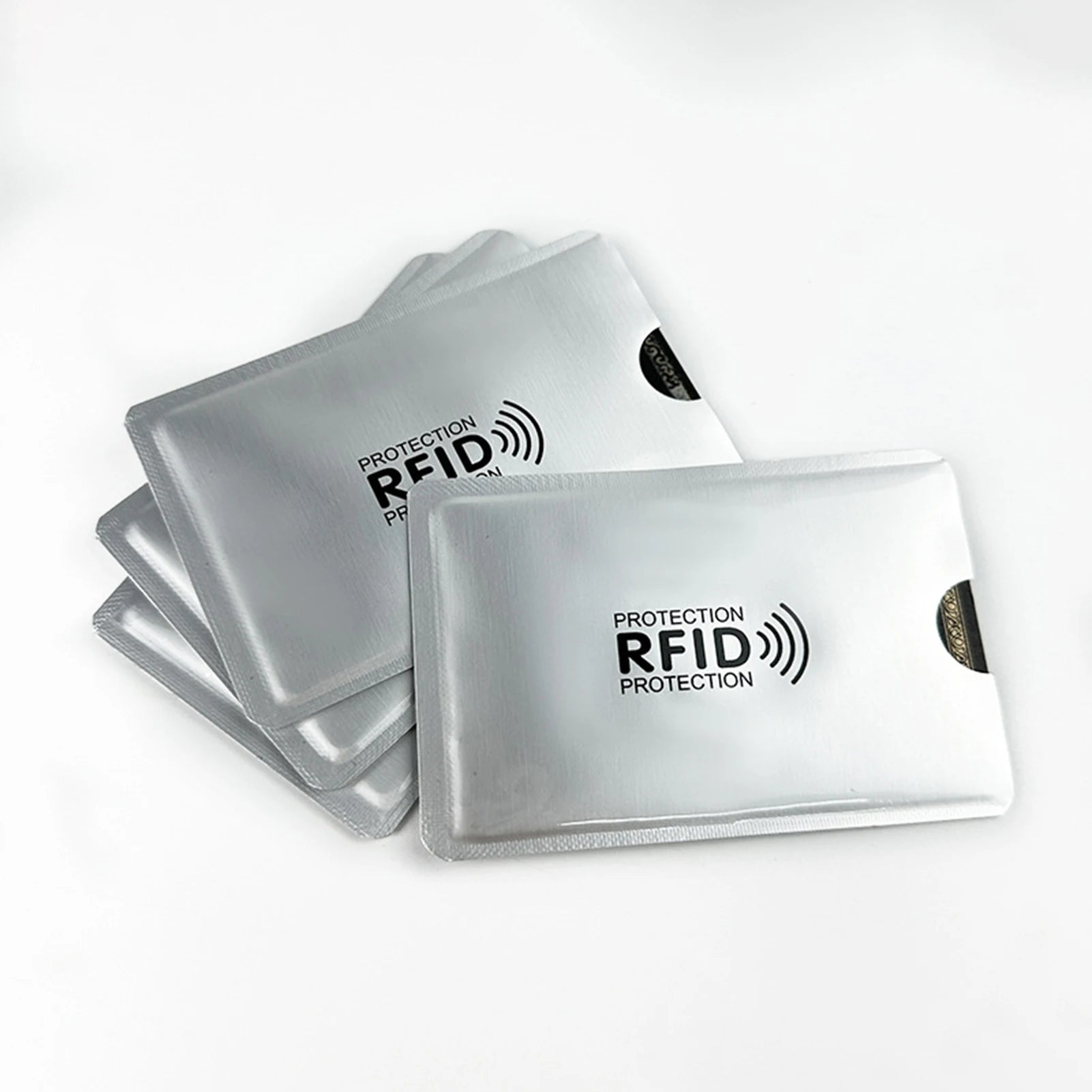 Portable RFID Blocking Sleeves Multi-color Credit Card Protector Protect Your Cards From Electronic Theft Peaceful Pleasures Health and Wellness