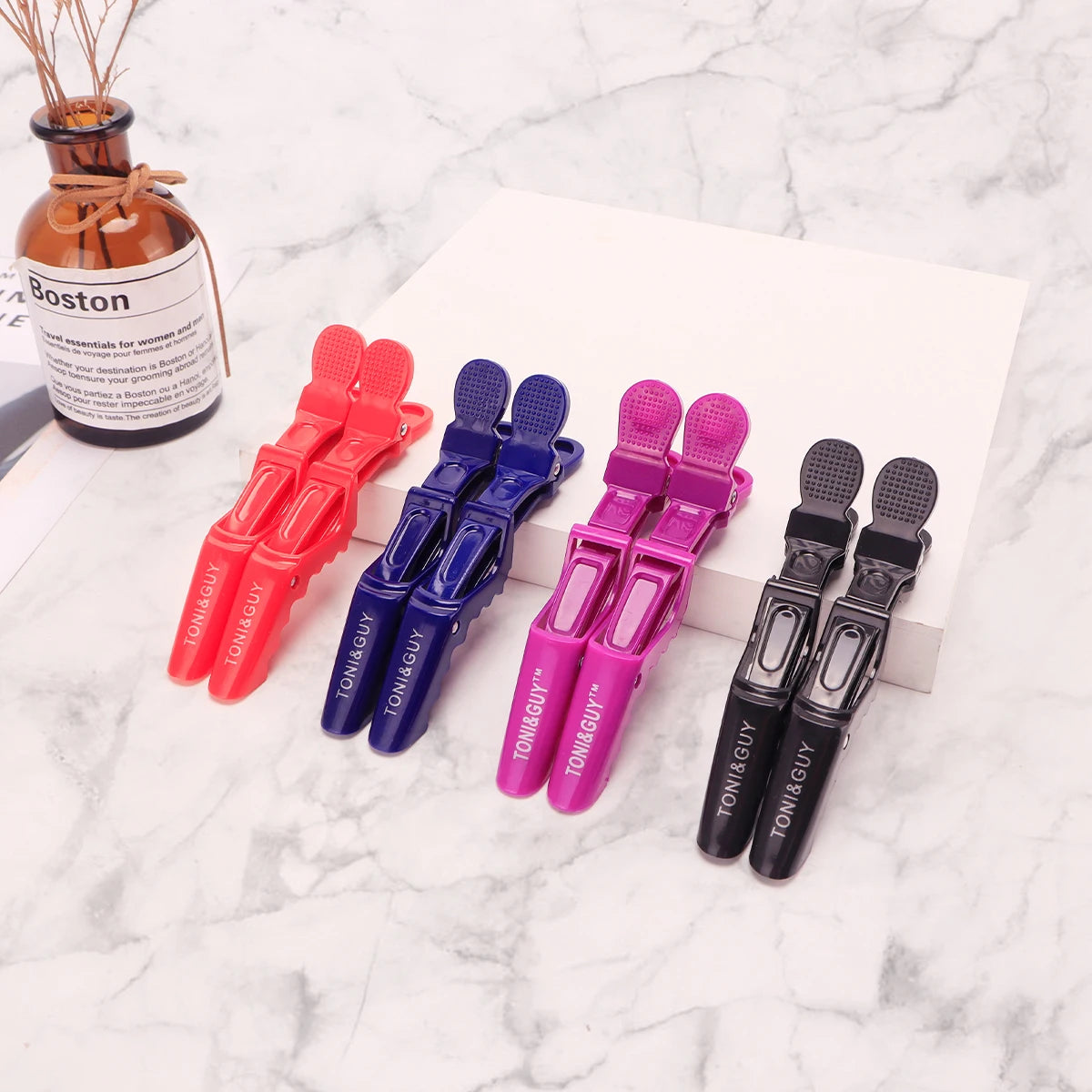 6Pcs Salon Alligator Hair Clips Traceless Hairdressing Clips Claws Section Barbershop Beauty Styling Tools Hairpin Accessories Peaceful Pleasures Health and Wellness