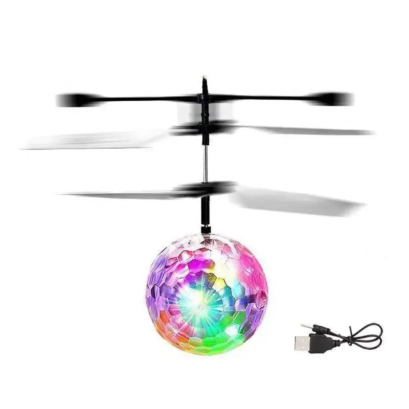 Children's Toy Induction Colorful Crystal Ball Gyroscope Intelligent Induction Floating Ball Luminous Toy Peaceful Pleasures Health and Wellness
