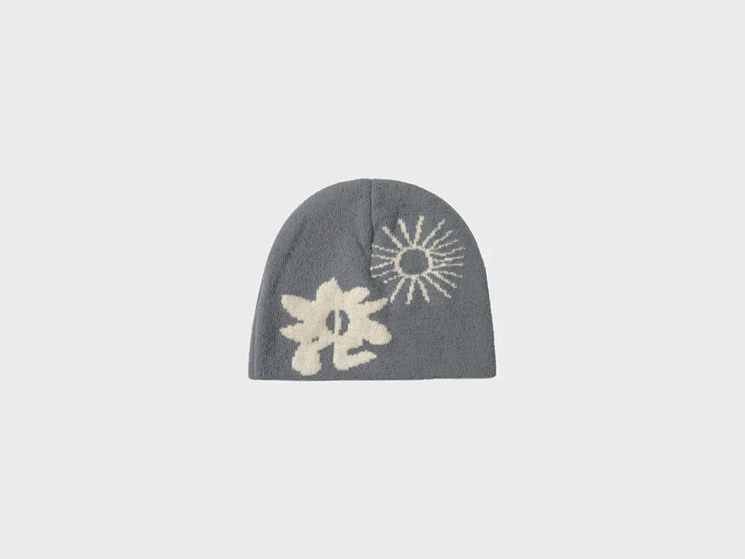 Jacquard Plush Knit Beanie | Unisex Winter Ski Hat