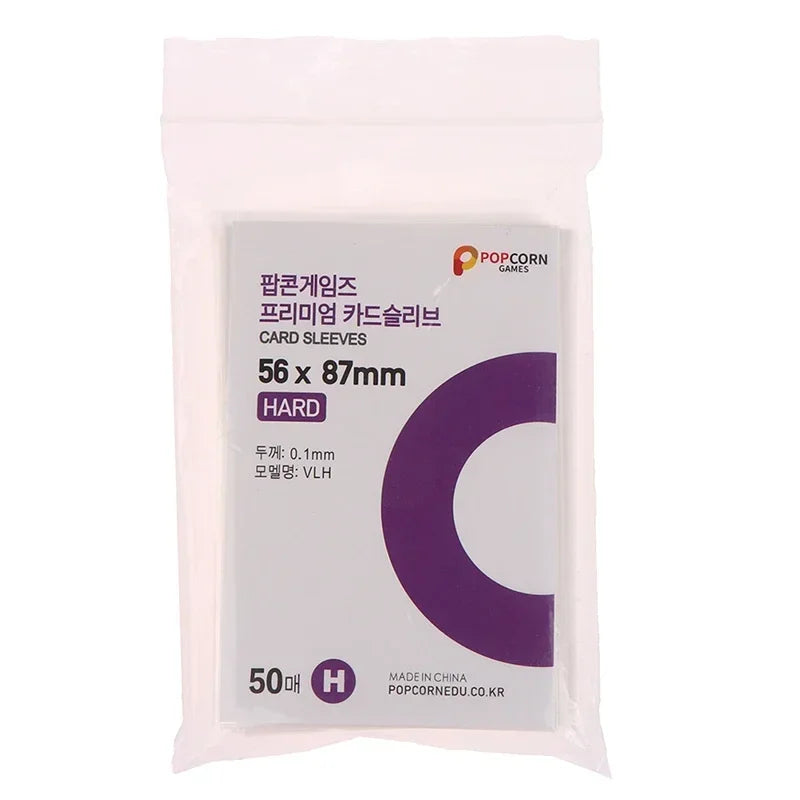 Kpop Photocard Sleeves 50pcs – Clear CPP Card Holder Set