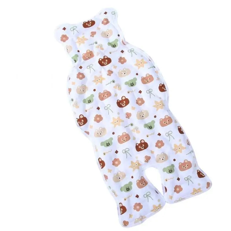 Cartoon Baby Stroller Cooling Pad | Breathable Pushchair Cushion