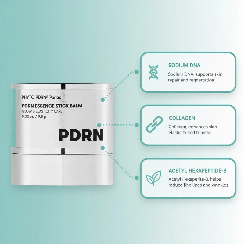 Korean PDRN Collagen Moisturizing Serum, Lightweight Nourishing Essence Stick Improve Fine Line Efficient Firm Skin Skincare Set Peaceful Pleasures Health and Wellness